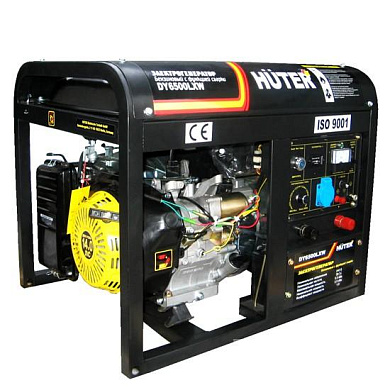 Генератор сварочный  Huter DY-6500LXW