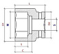 Головка торцевая 1"-WS-30
