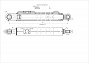Гидроцилиндр ЦГ-125.90х1515.11